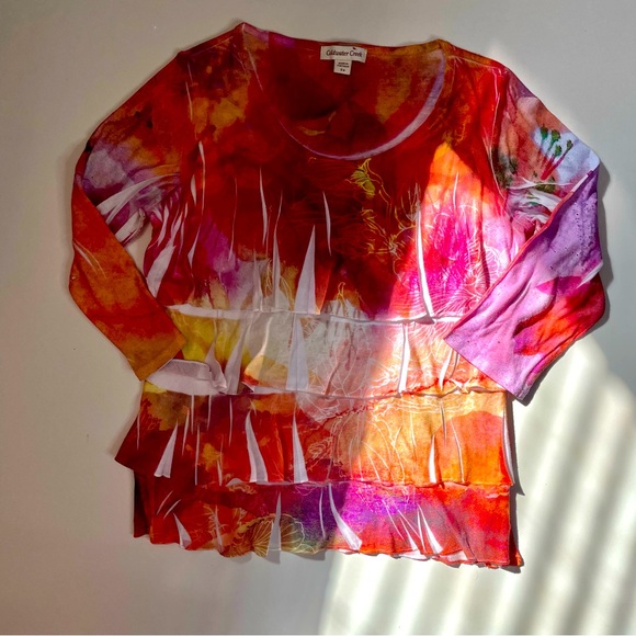 Coldwater Creek Tops - Y2K Multicolor Long Sleeve Shirt, S
